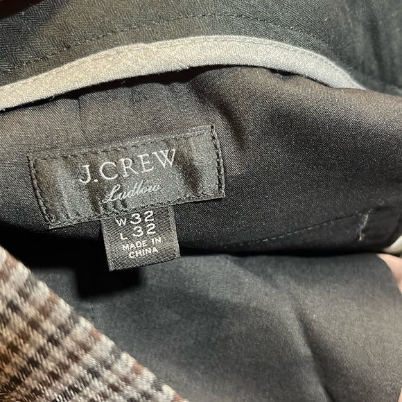 NEW J Crew Bowery Slim-fit pant in wool blend in Plaid!!! - Picture 3 of 5